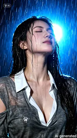 Chụp ảnh dưới mưa AI