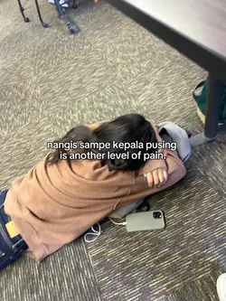 nangis sampe sakit