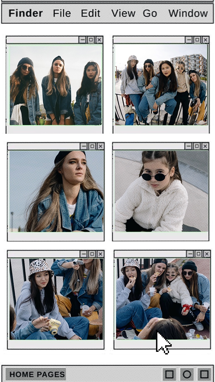 Bekleidungsmarkierung UI TikTok Style