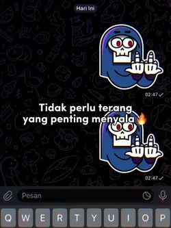 TIDAK PERLU TERANG
