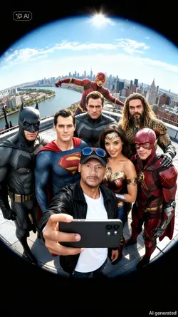 Selfie with Avangers