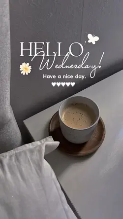 Hello Wednesday 🤍