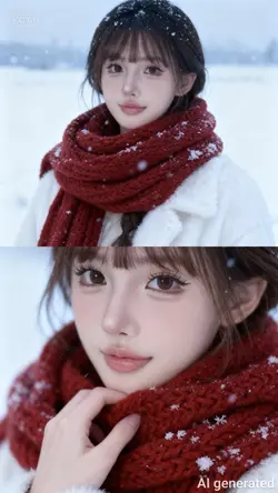 Chụp ảnh mùa đông AI