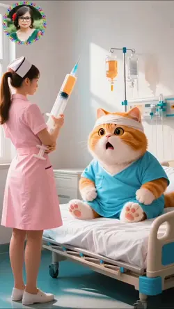 Mèo nằm viện