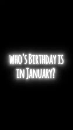 January Birthday 