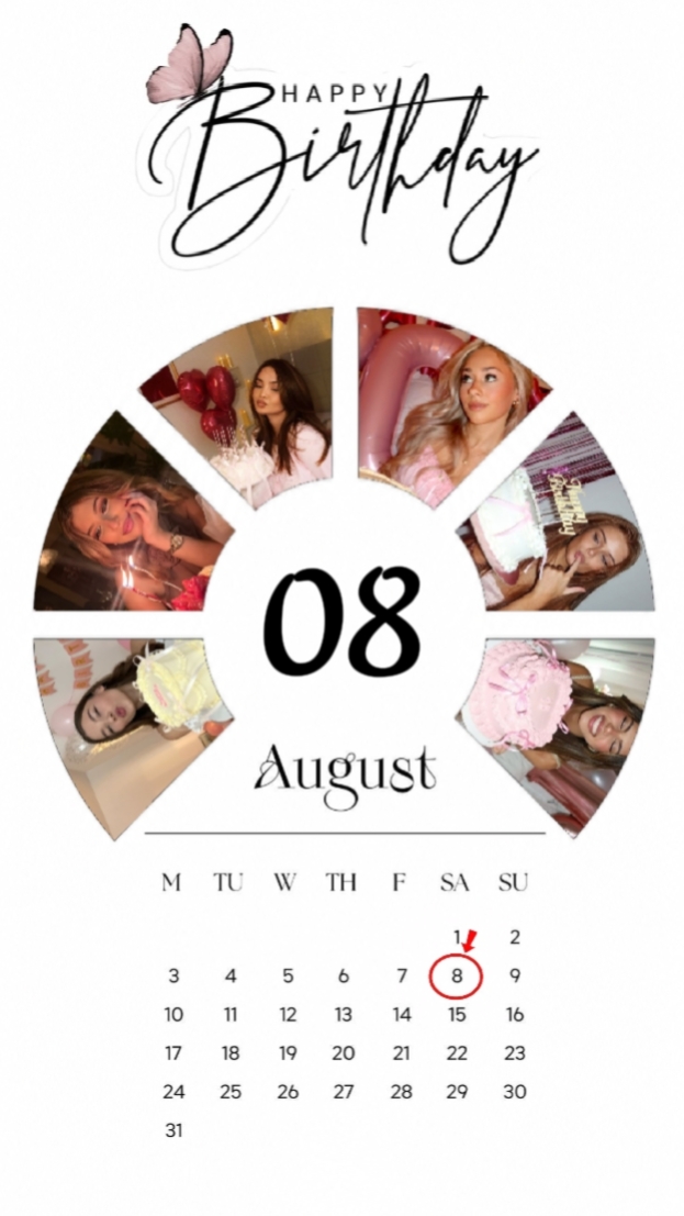 BIRTHDAY 8 AUGUST