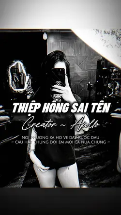 THIỆP HỒNG SAI TÊN R