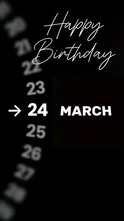 24 March birthday