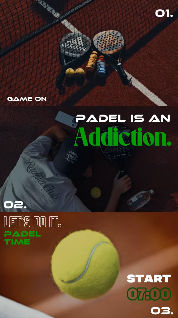 Temps de sport de padel