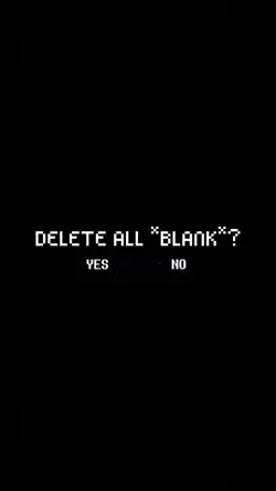 Delete all *Blank*