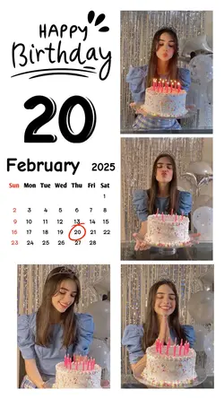 hbd 20 February 2025