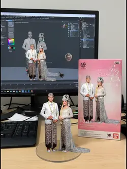 COUPLE FIGURINE 3D 