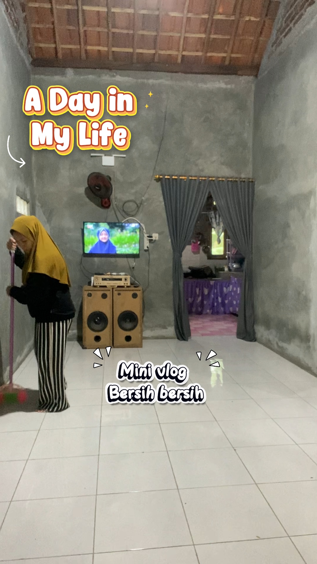 Vlog bersihin Rumah