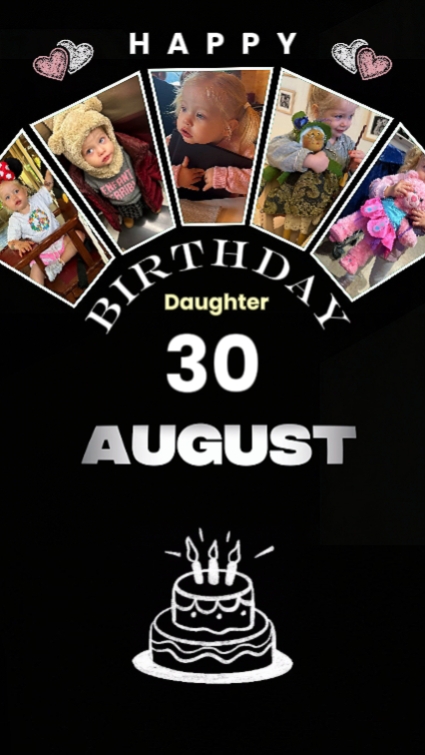Hbd daughter 30 augu