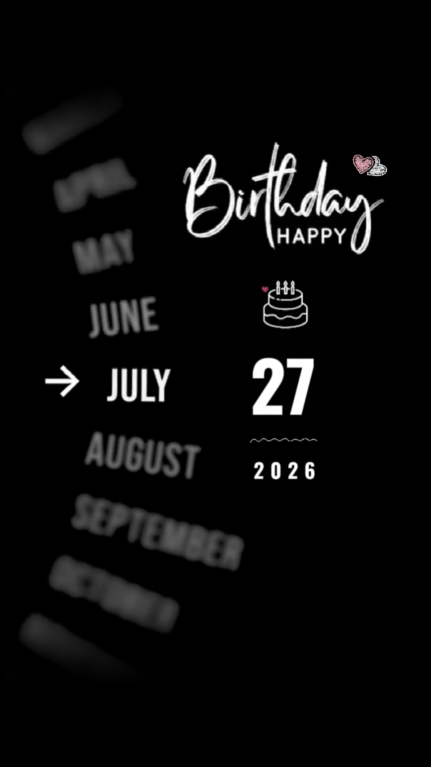 HBD 27 JULY 2026