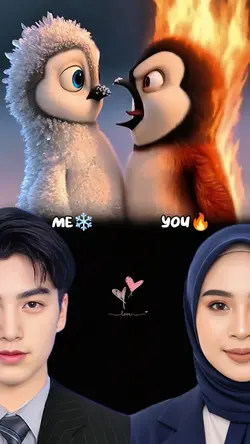 me vs you half face
