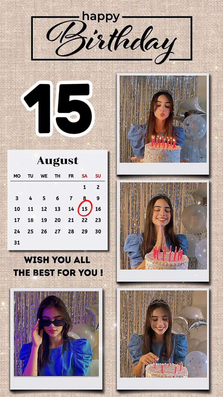 HBD 15 August 2026