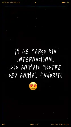 dia dos animais