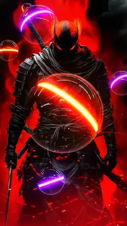Red fire effect