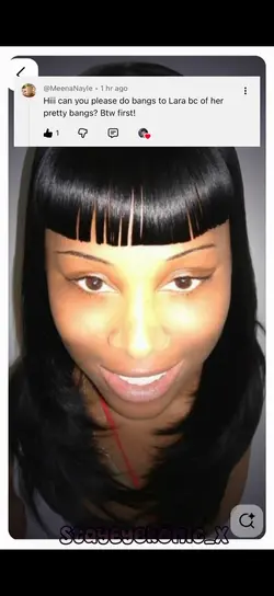 Bangs to Lara