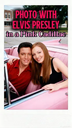 ELVIS CADILLAC PHOTO
