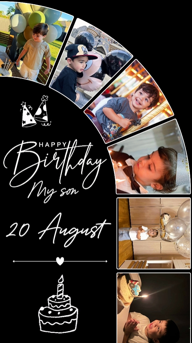 HBD SON 20 AUGUST