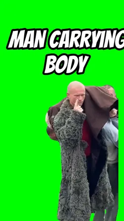 Man carrying body 