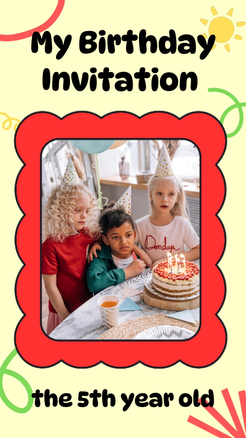 BIRTHDAY INVITATION