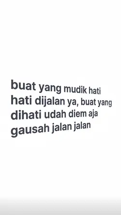 BUAT YG MUDIK HATI"