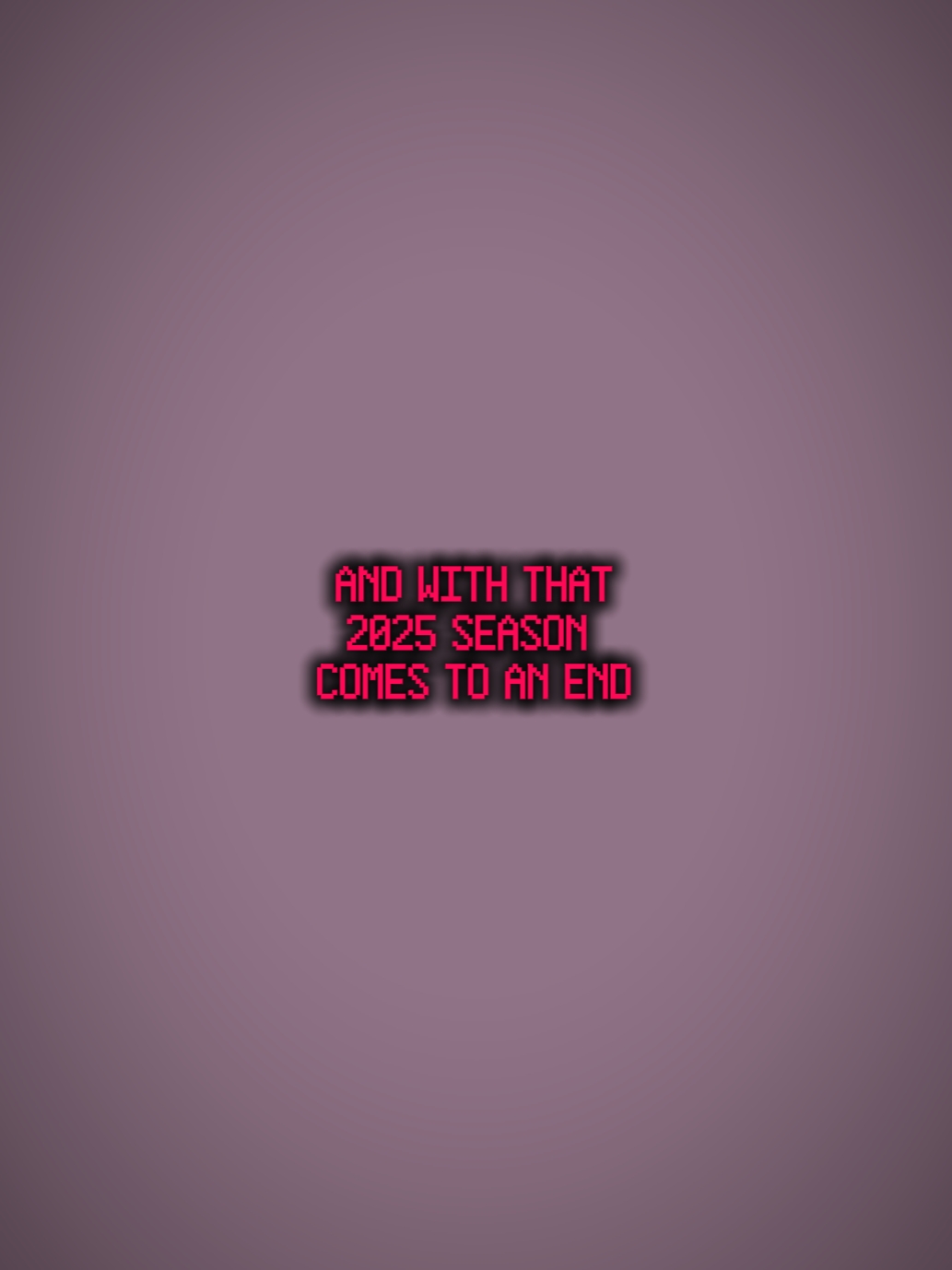 2025 seasons end