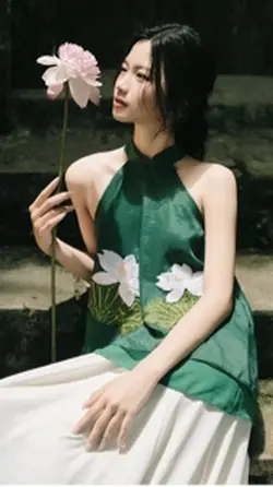 Mẫu 2 ảnh áo dài