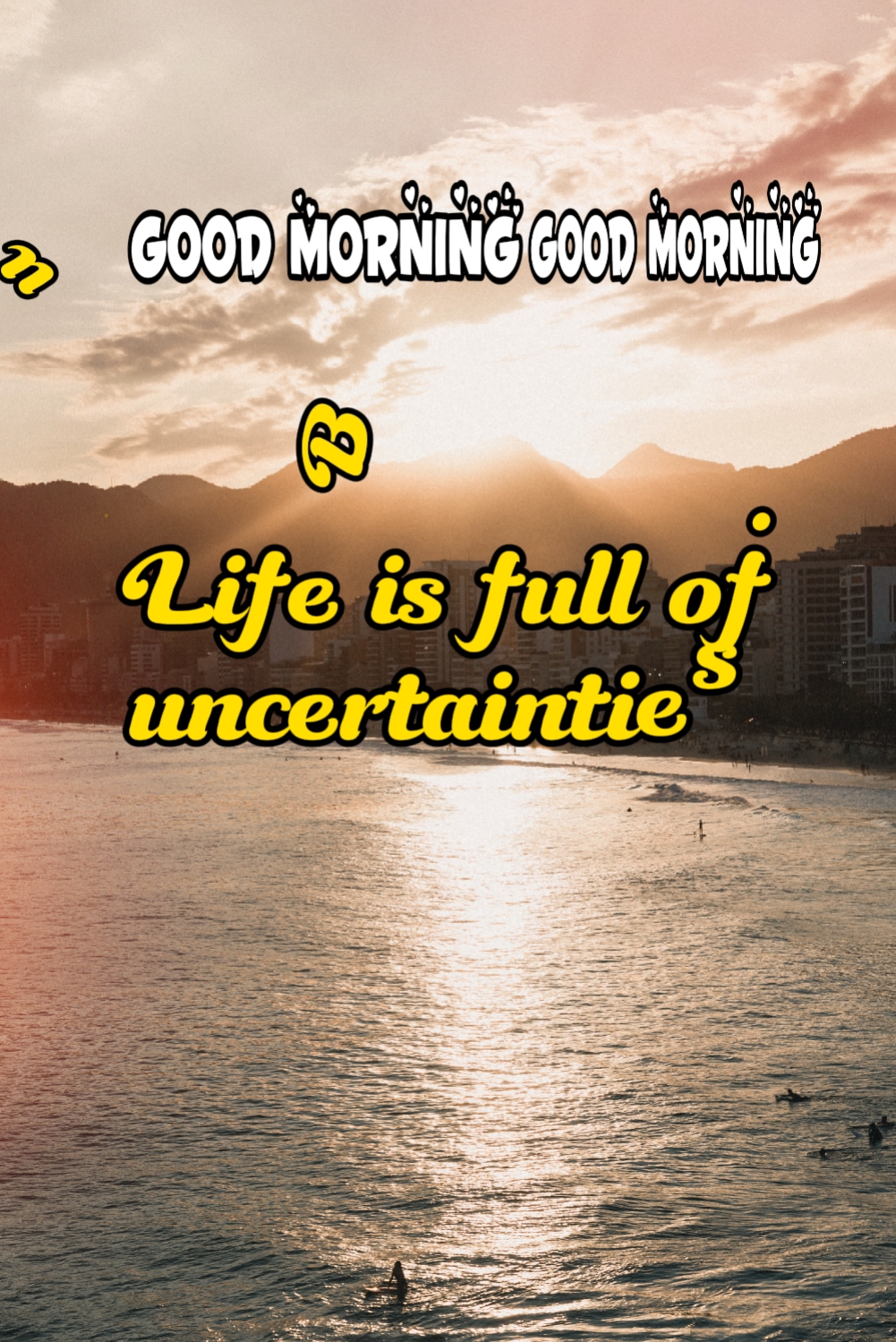 Good morning Sunshin