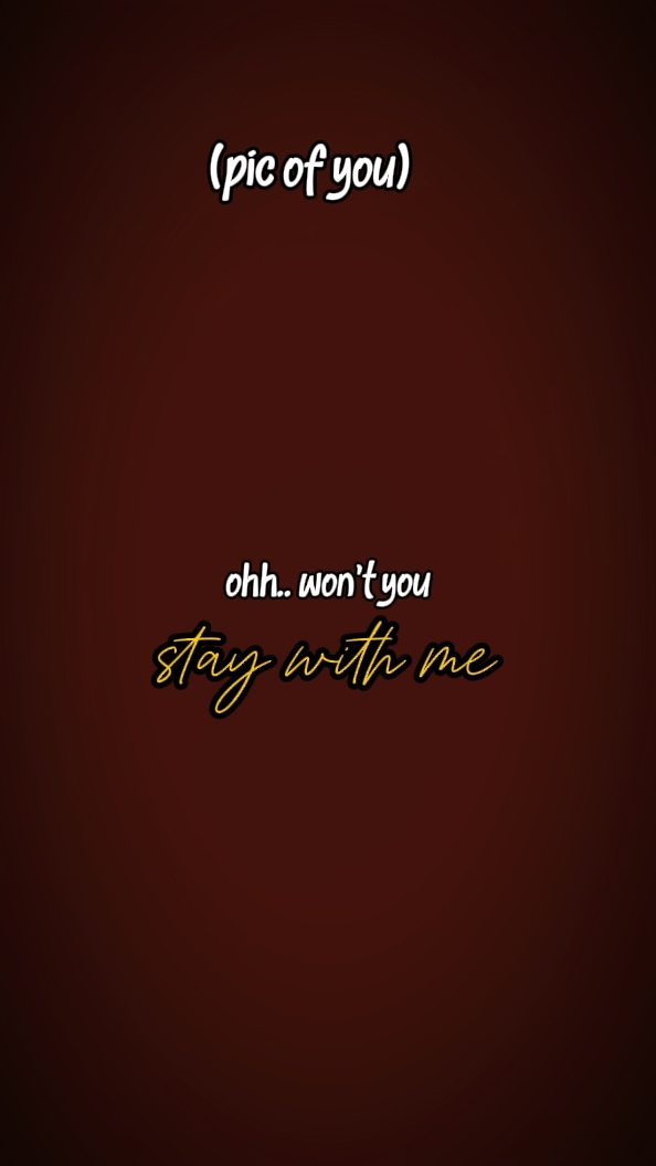 stay with me