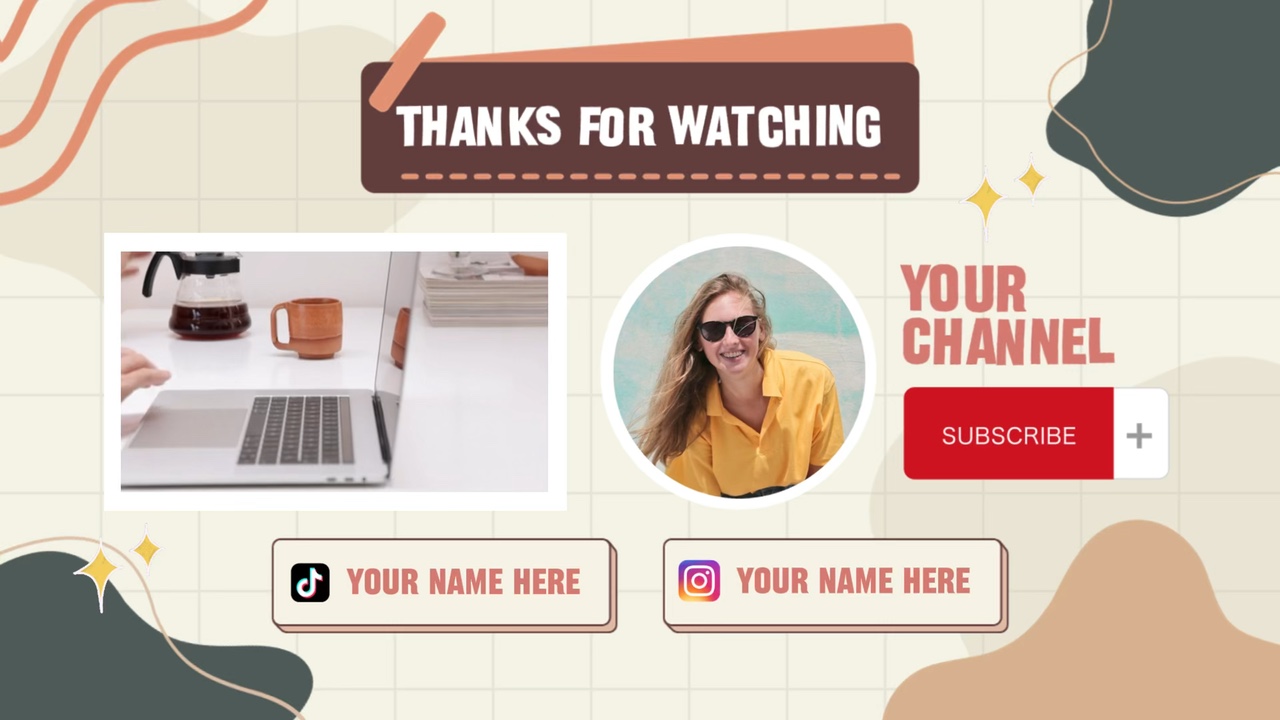 Cute Outro Template 