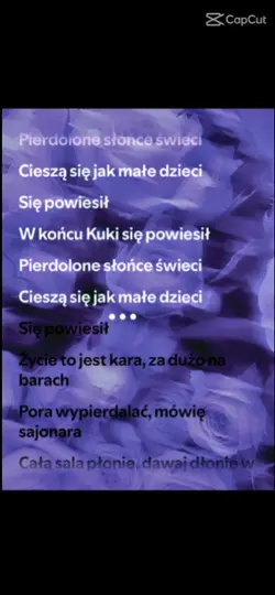 nie mój tekst