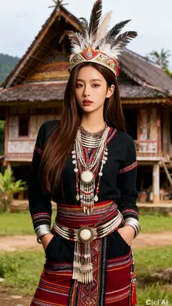 Dayak girl trend