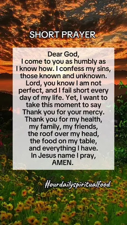 Short prayer