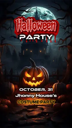 Halloween invitation
