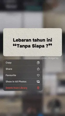 Lebaran tnpa siapa