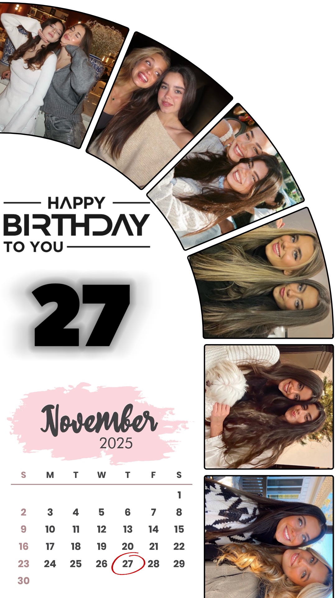 Birthday 27 November