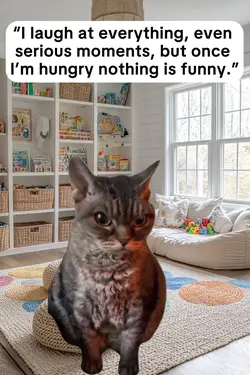 Cat staring
