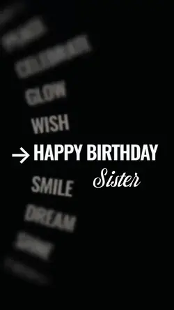 Birthday Sister