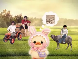 ฝนเทลงมาไปใส่เพลงปกติ