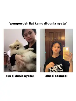 aku didunia nyata vs