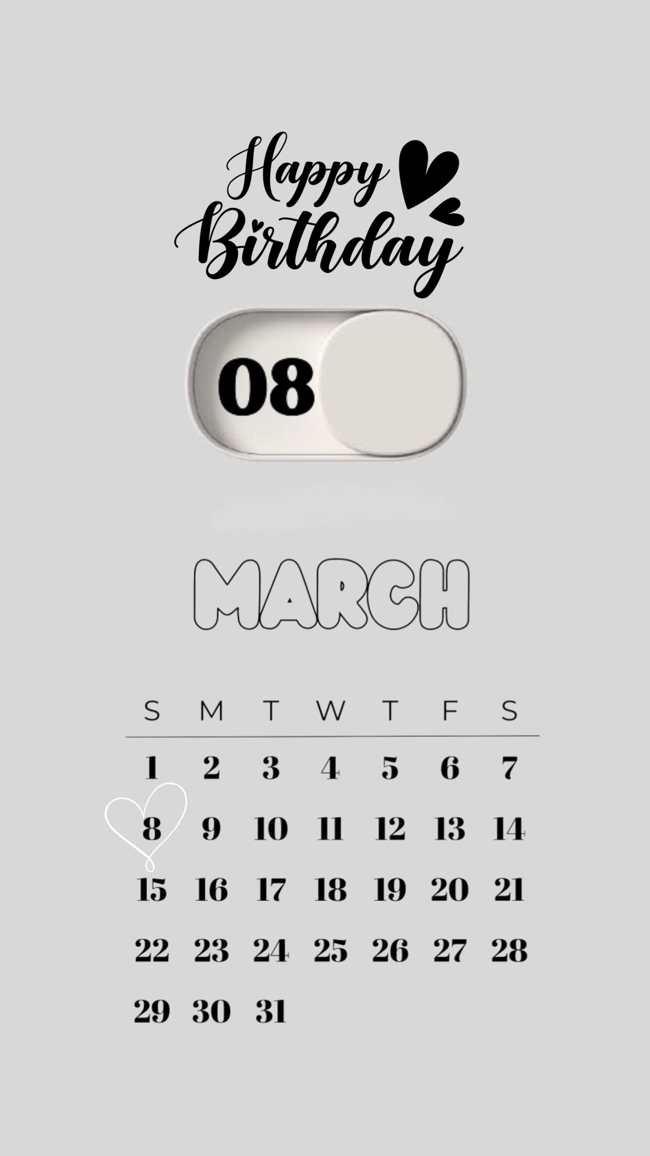 HBD 08 MART
