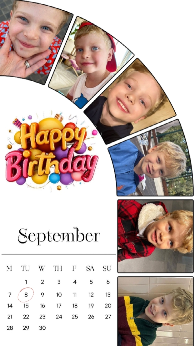 ANIVERSÁRIO MEU FILHO 8 DE SETEMBRO
