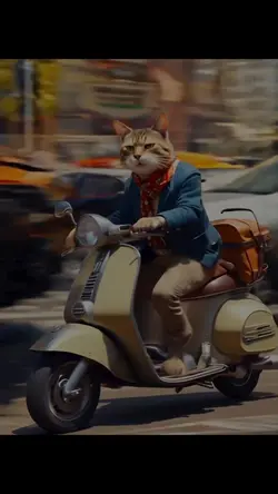 Funny Ai cat templat