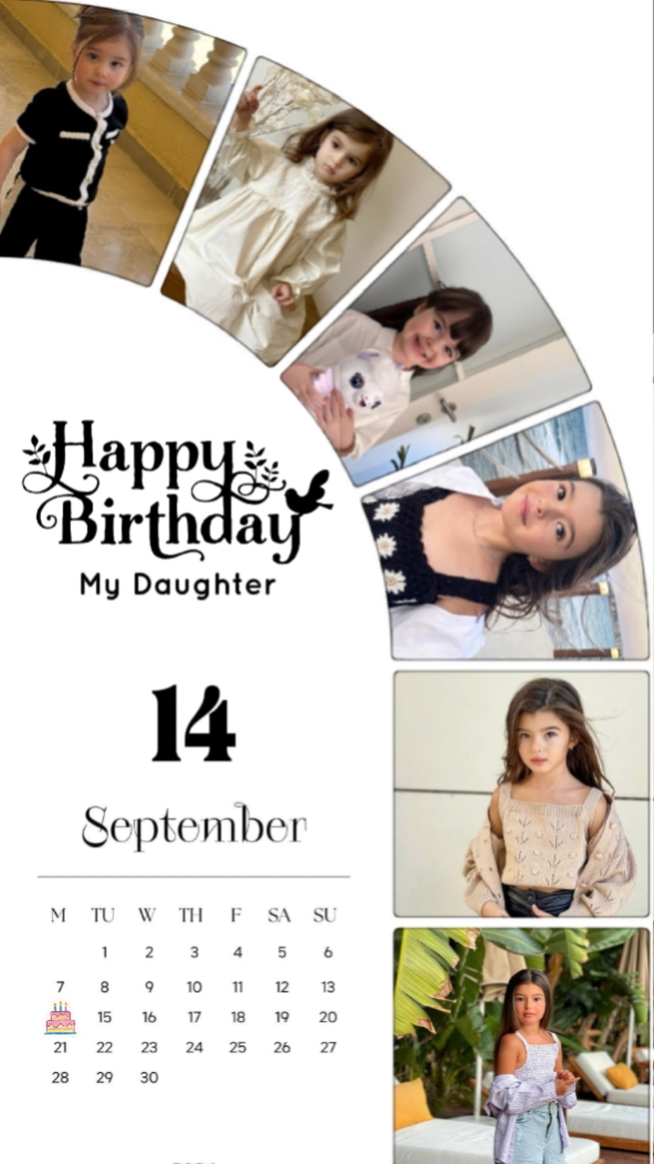 BDAY DAUGHTER 14 SEP