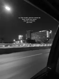 apenas cansei.