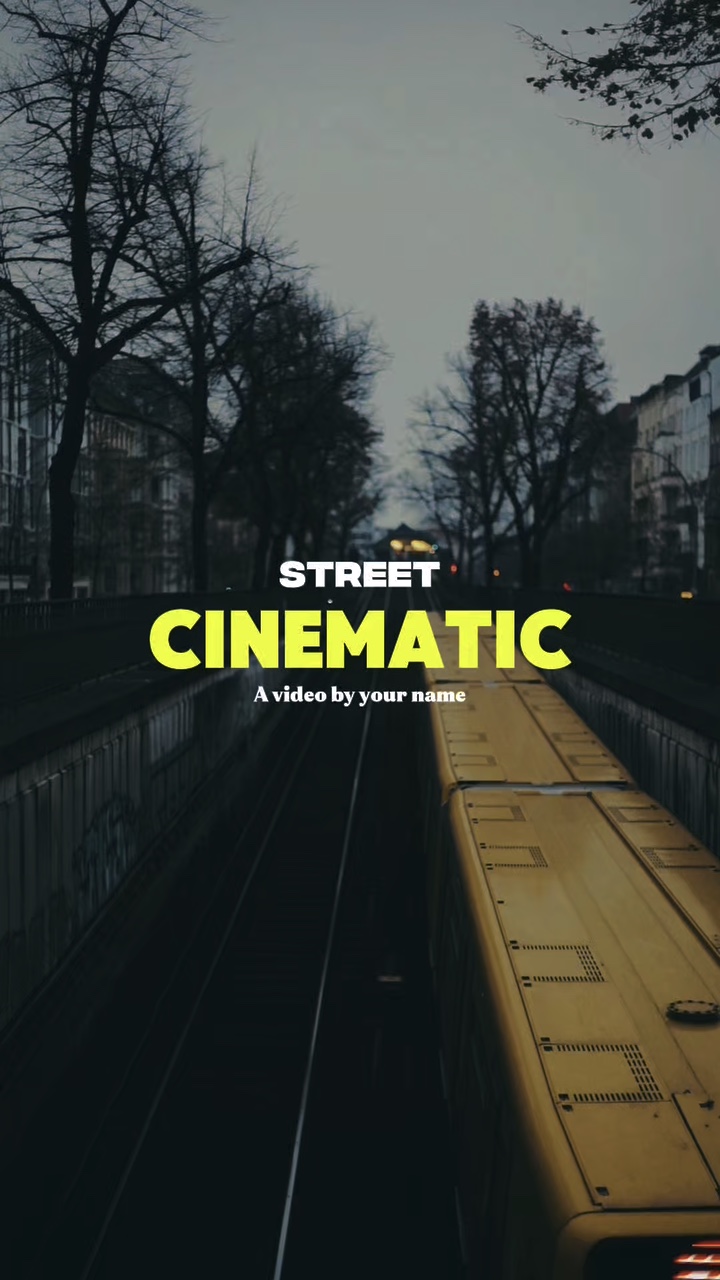 Street cinematic